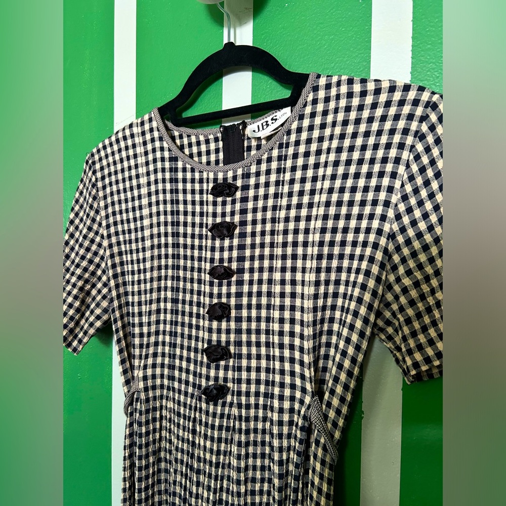 Gingham midi